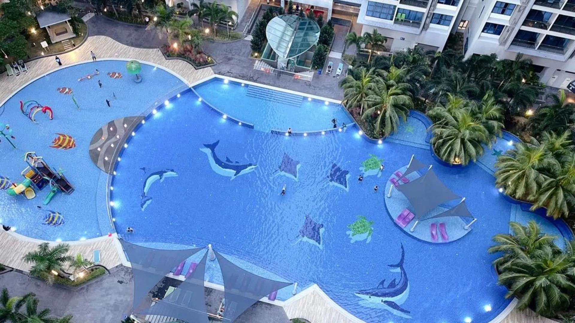 말라카 말라카 시내의 아파트먼트 (128m², 침실 2개, 프라이빗 욕실 2개) 3성급 싱글룸 부대시설