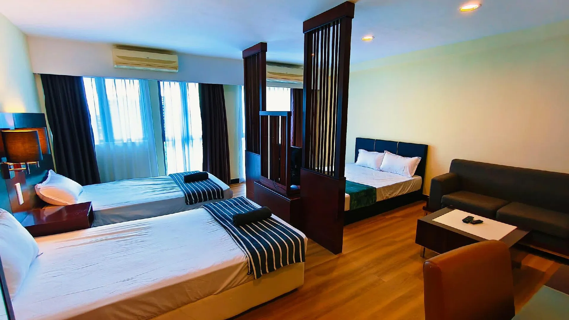 코타키나발루 시티 센터의 스튜디오  (45m², 프라이빗 욕실 1개) 2성급 싱글룸 스위트룸