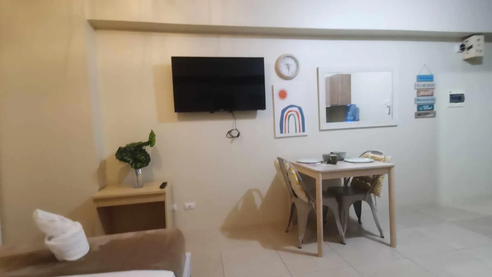 세부 아파스의 아파트먼트 (23m², 침실 1개, 프라이빗 욕실 1개) 1성급 싱글룸 수영장