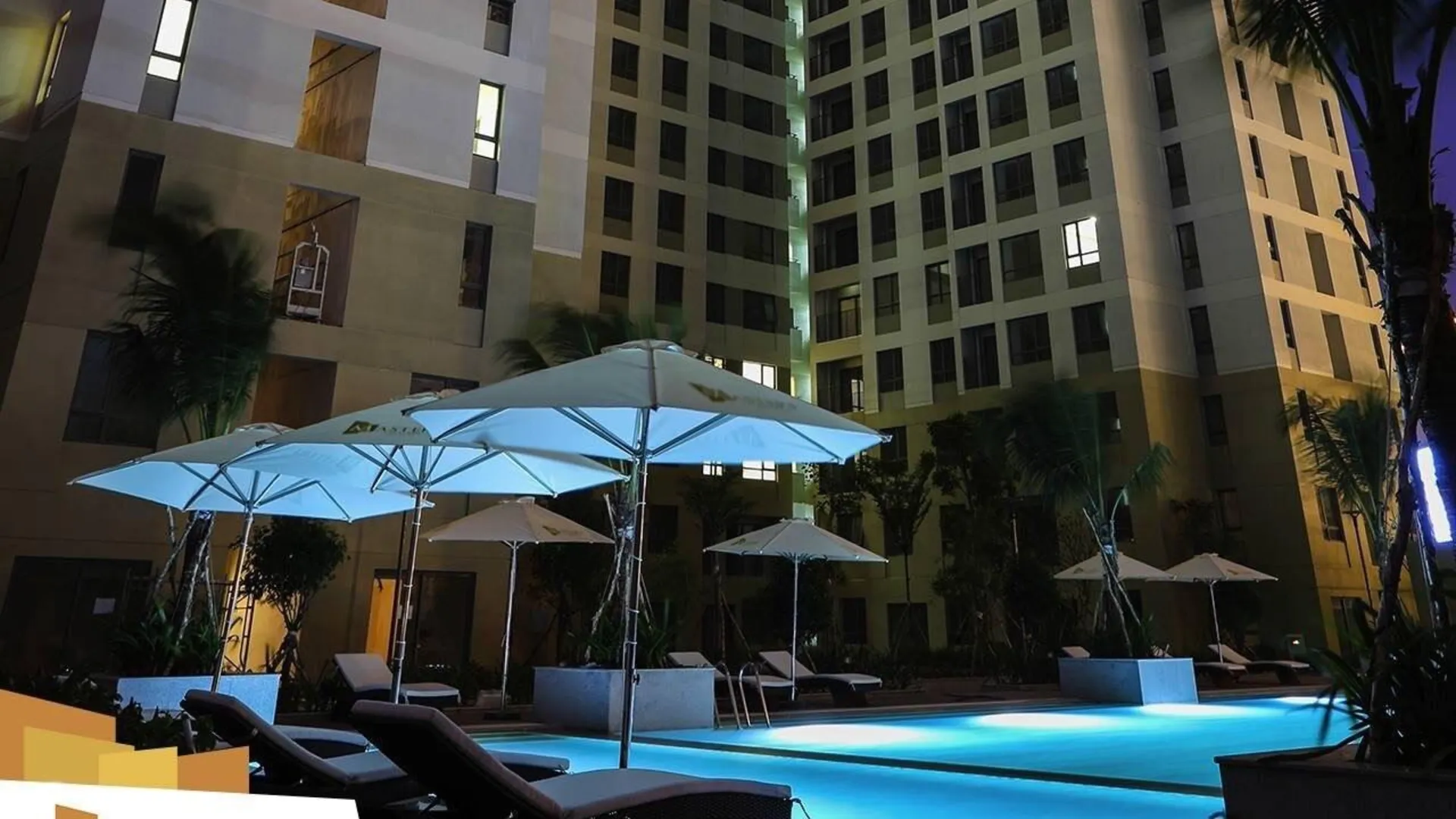 호치민 2군의 아파트먼트 (60m², 침실 2개, 프라이빗 욕실 2개) 3성급 싱글룸 외관