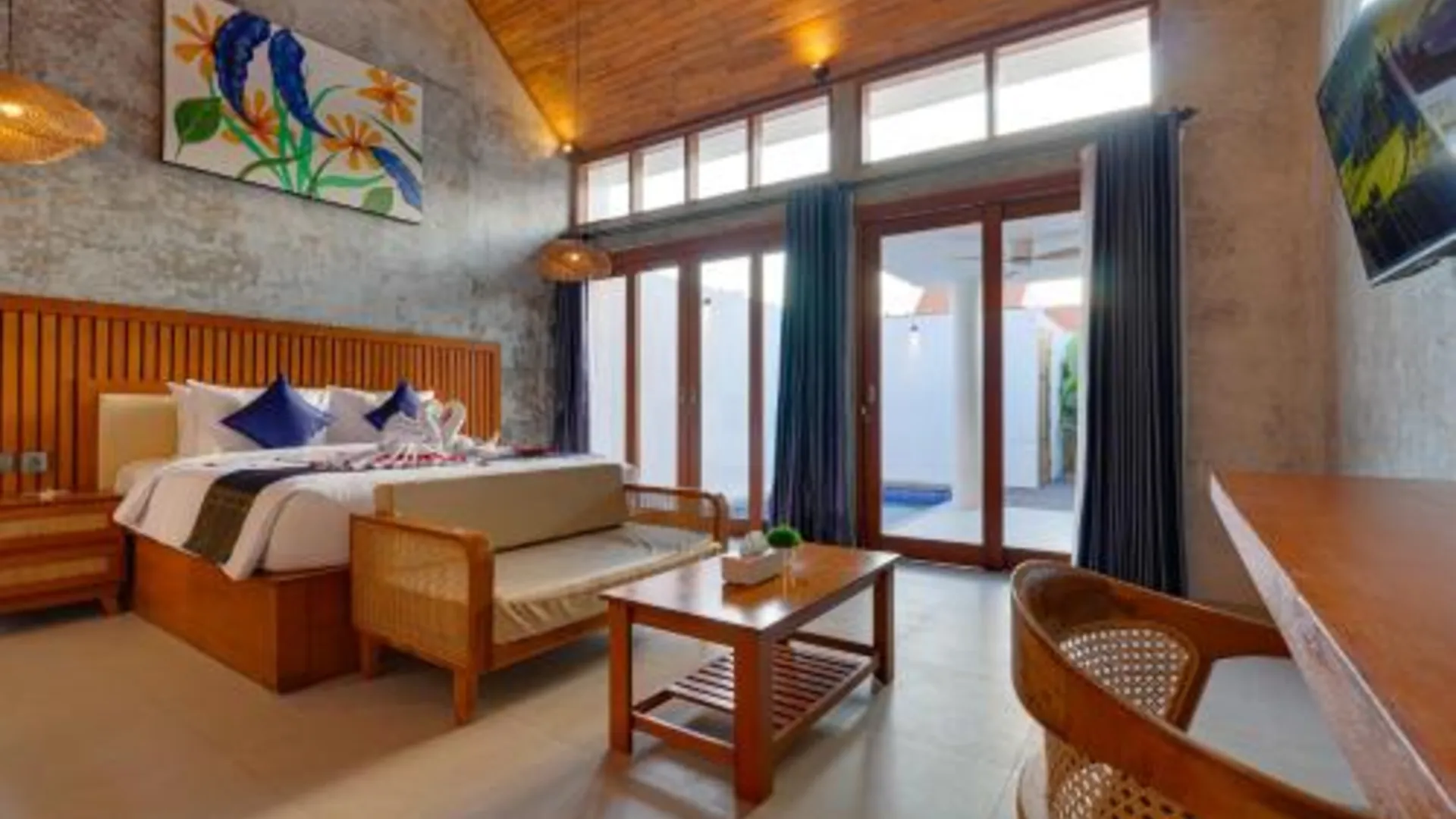 발리 Elegant 1BR Villa Jasmine LaLuxe A11 Sanur 4성급 싱글룸 스위트룸