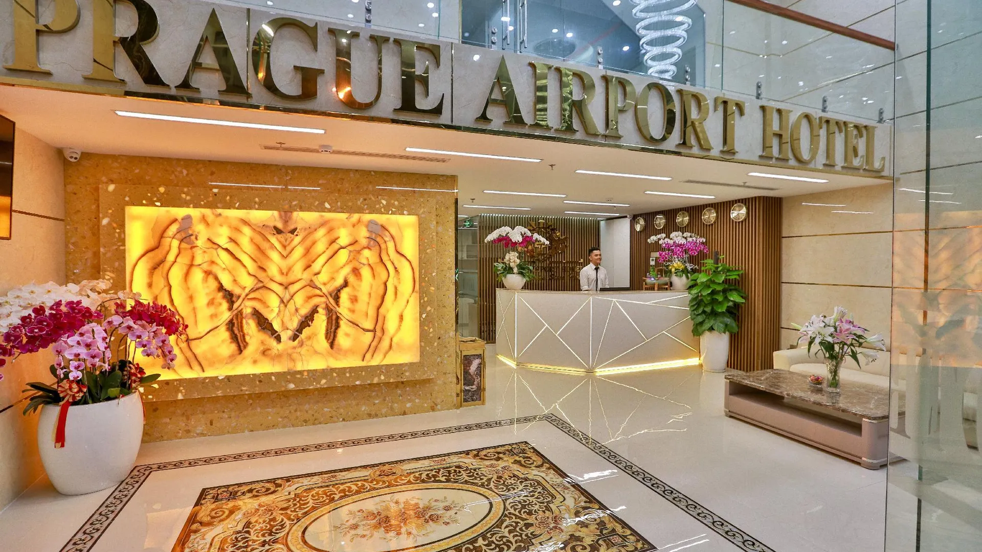 호치민 프라하 에어포트 호텔 3성급 호텔 로비