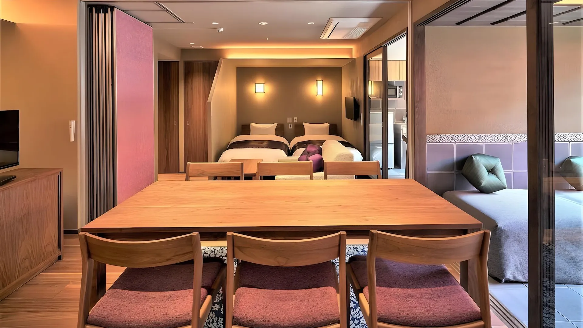 교토 고잔 호텔 앤 서비스드 아파트먼트 히가시야마 산조 4성급 호텔 스위트룸