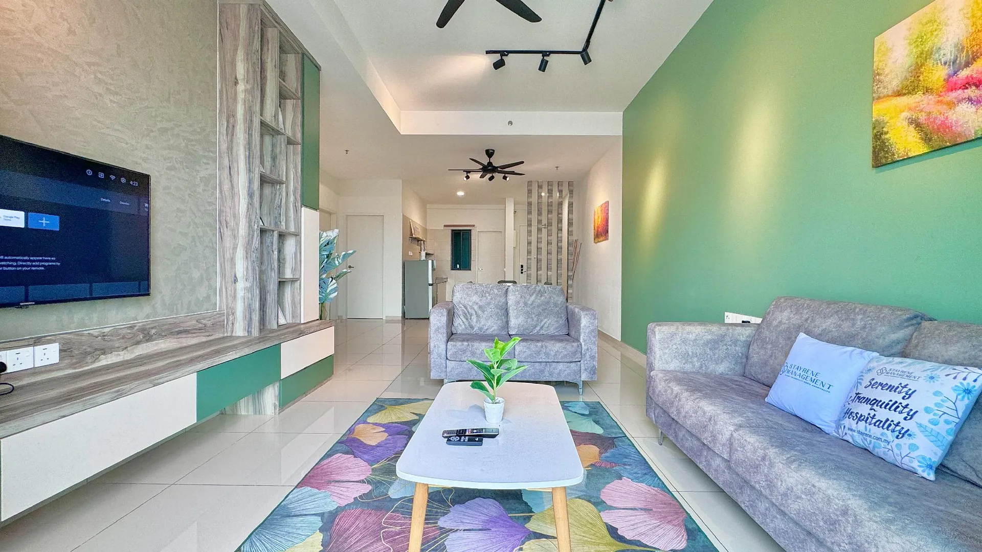 말라카 존커의 아파트먼트 (100m², 침실 3개, 프라이빗 욕실 2개) 4성급 싱글룸 로비