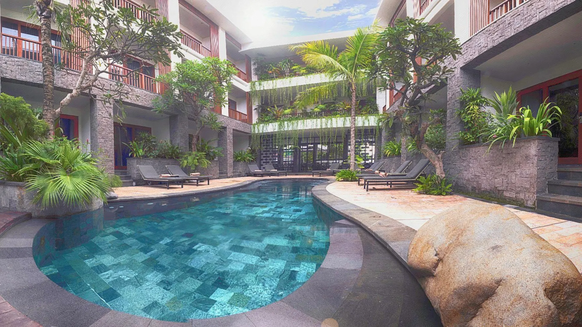 발리 아카나 부티크 호텔 4성급 호텔 스위트룸