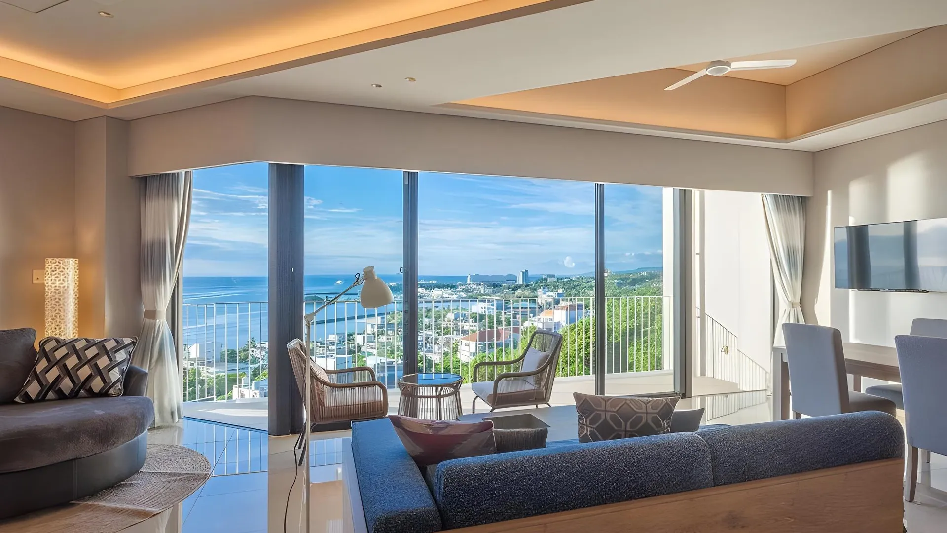 오키나와 본섬 온나 오션뷰 스위트 5성급 호텔 스위트룸