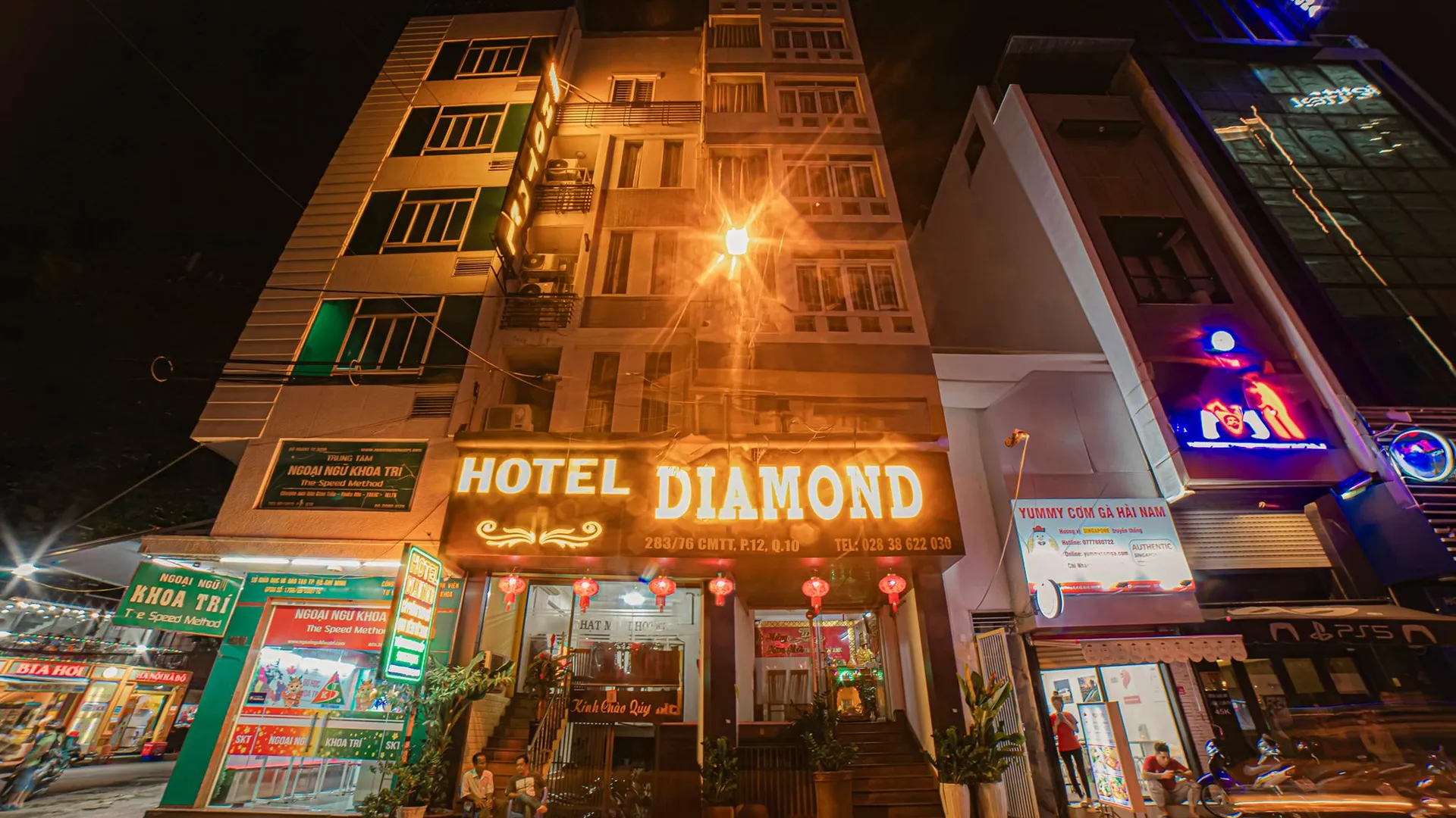 호치민 다이아몬드 호텔 - 사이공 나이트 푸드 근처 2성급 호텔 객실