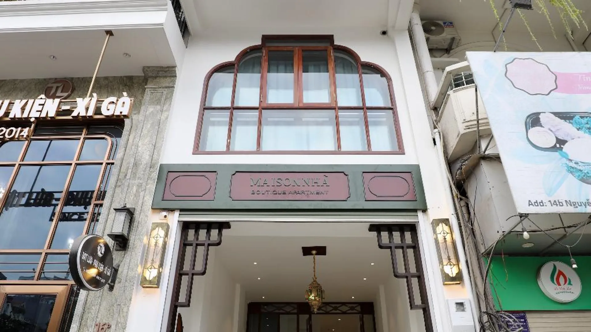 하노이 메종 냐 16 응우옌뀐 4성급 게스트하우스 전망