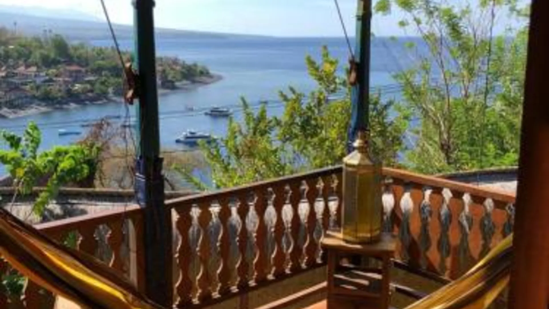 발리 Blue Earth Village 호텔 전망