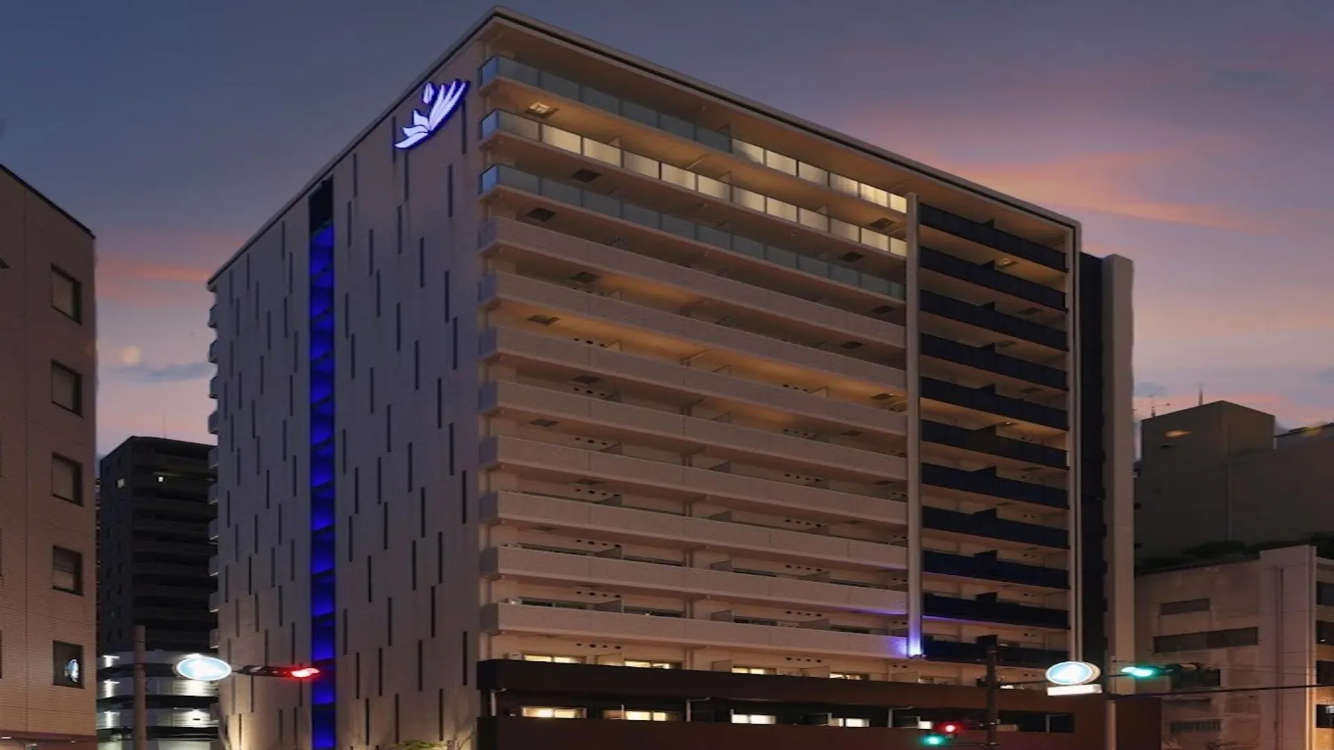 오사카 Doutonbori Crystal Exe 3성급 호텔 외관