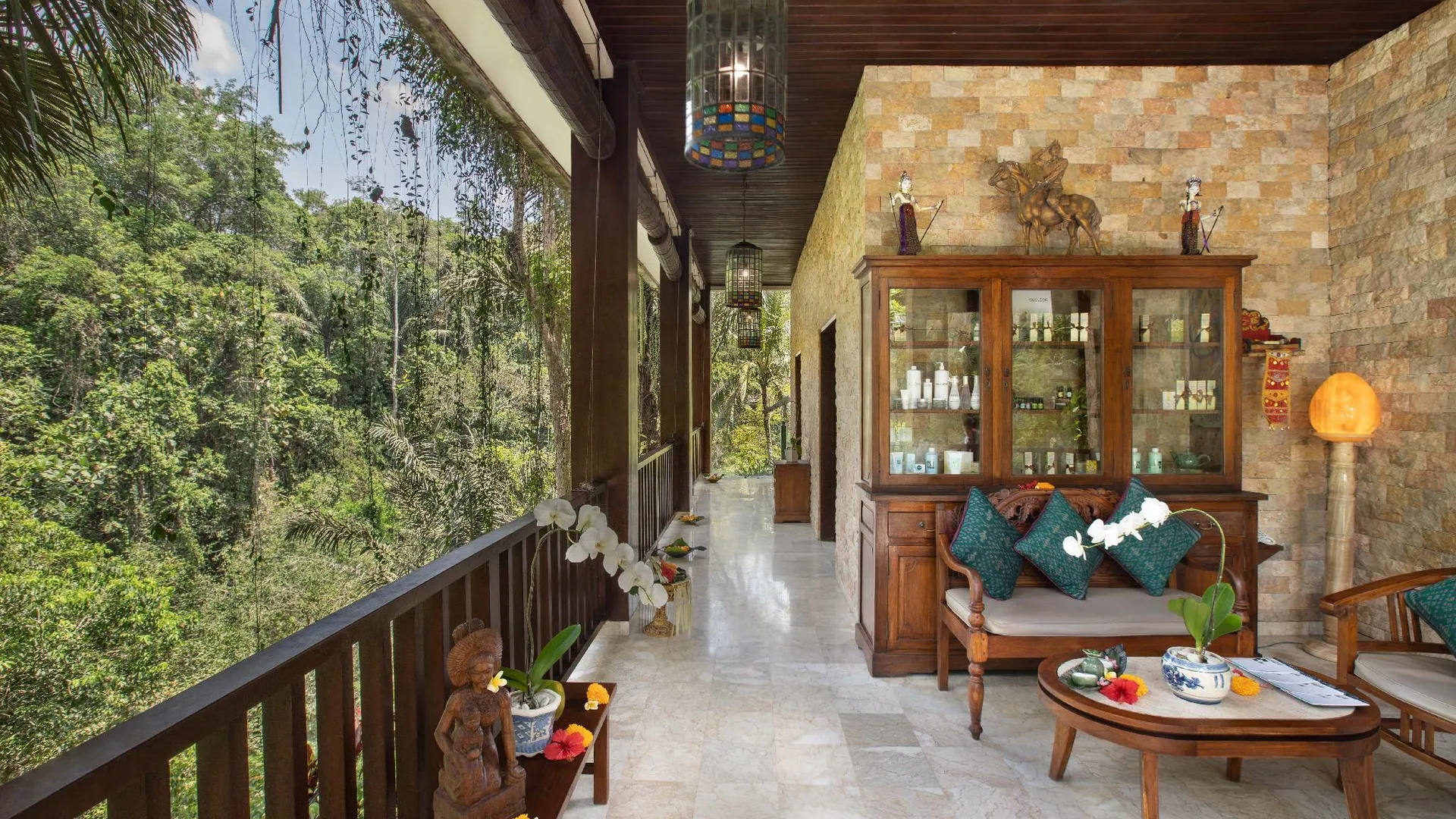 발리 아융 리조트 우붓 5성급 호텔 레스토랑