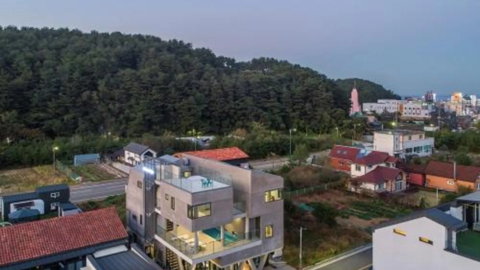 양양 킨십스테이 3성급 게스트하우스 전망