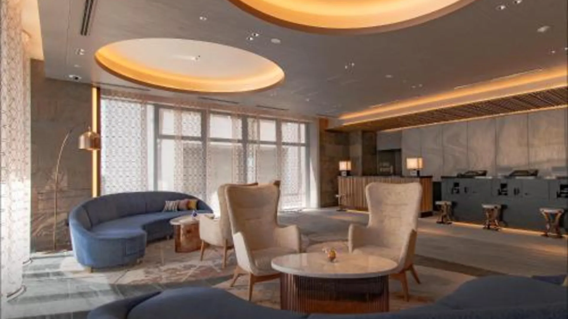 오사카 다이와 로이넷 호텔 오사카 사카이스지 혼마치 프리미어 4성급 호텔 로비