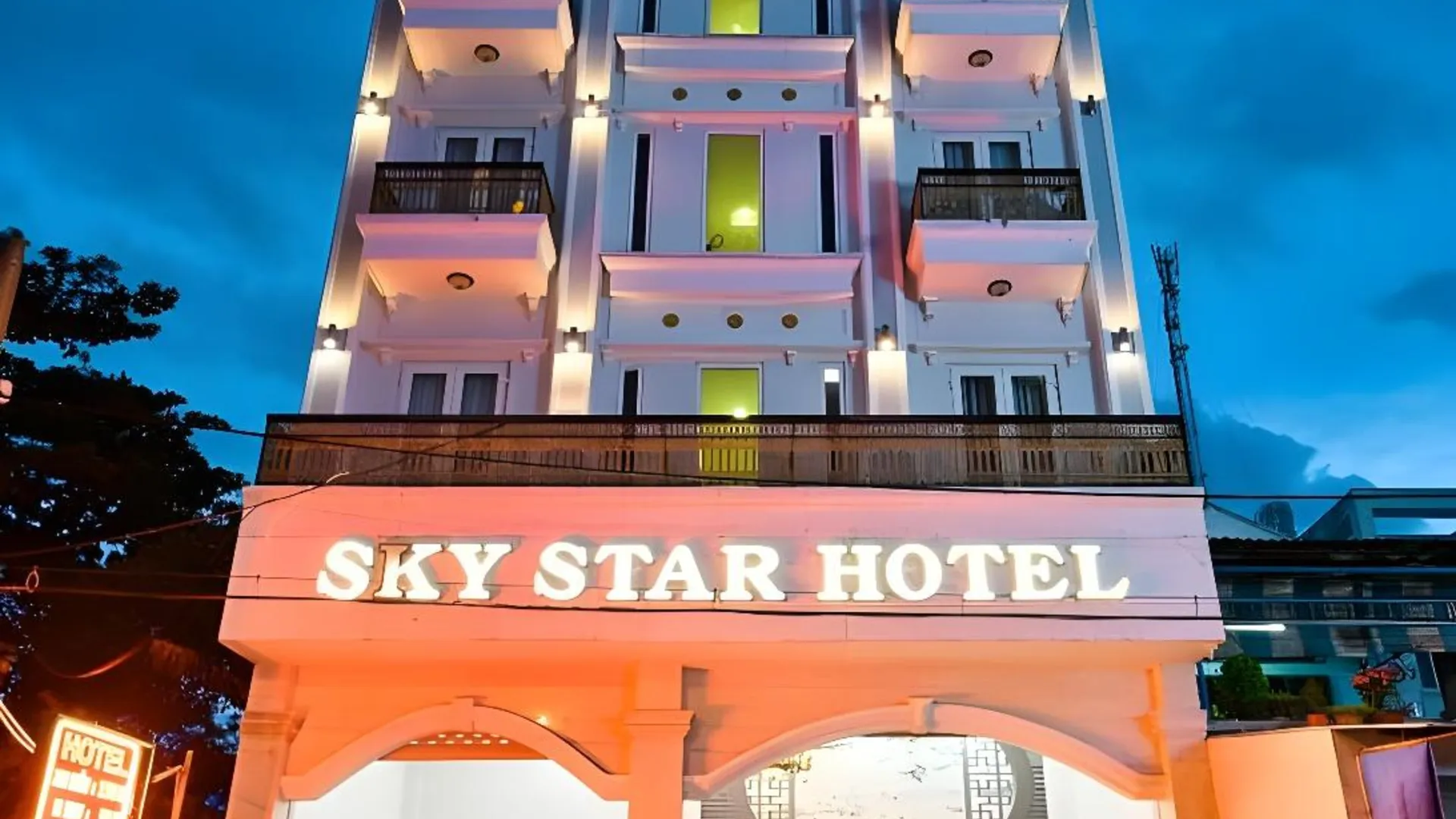 호치민 스카이 스타 호텔 3성급 호텔 객실