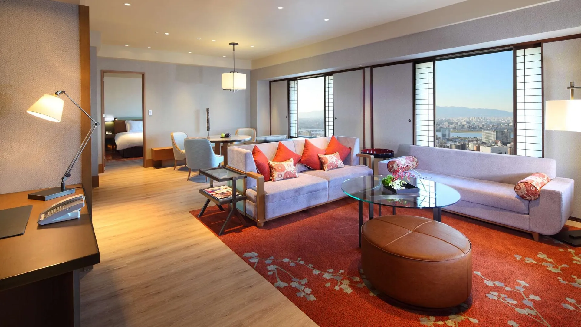 오사카 힐튼 오사카 5성급 호텔 전망