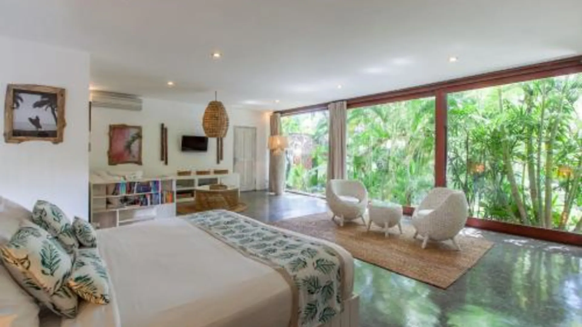 발리 더 그린 룸 짱구 3성급 호텔 전망