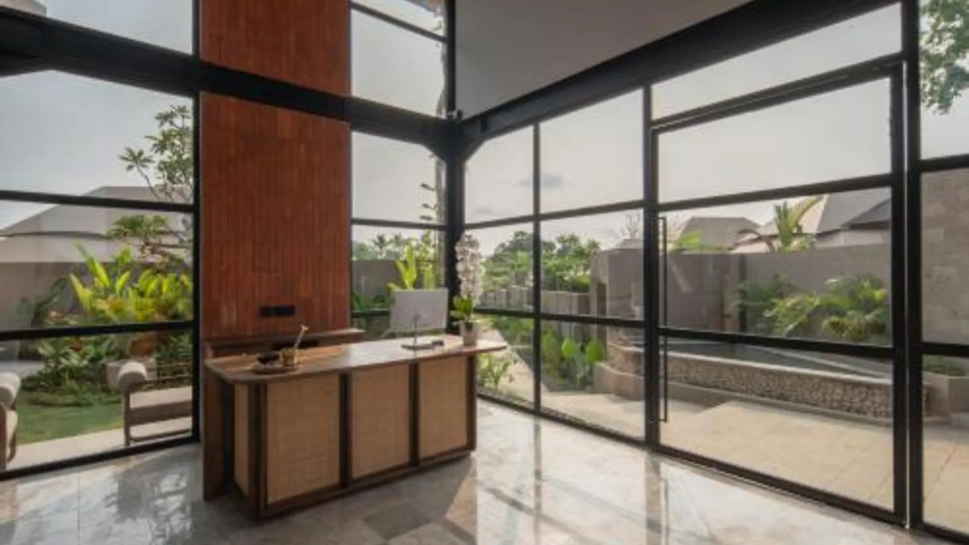 발리 우붓 마스 글램핑 럭셔리 텐트 5성급 호텔 레스토랑