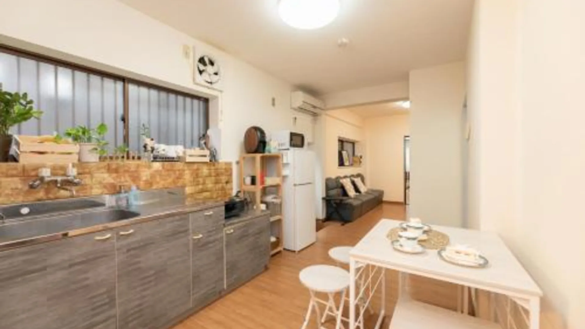 오사카 주소의 프라이빗 하우스 (82m², 침실 3개, 프라이빗 욕실 1개) 3성급 게스트하우스 로비