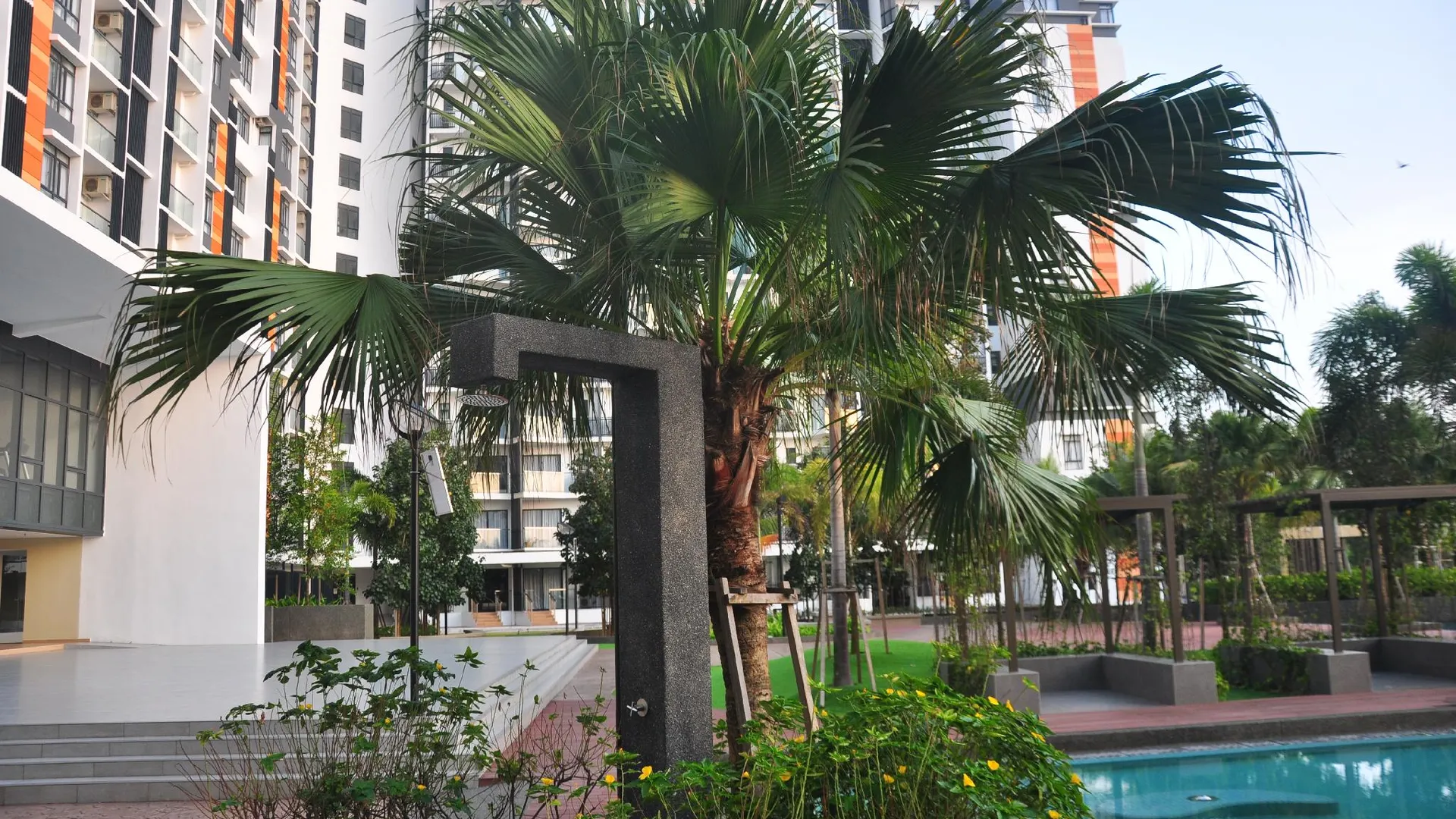 쿠안탄 베세라의 아파트먼트 (100m², 침실 2개, 프라이빗 욕실 2개) 3성급 싱글룸 수영장