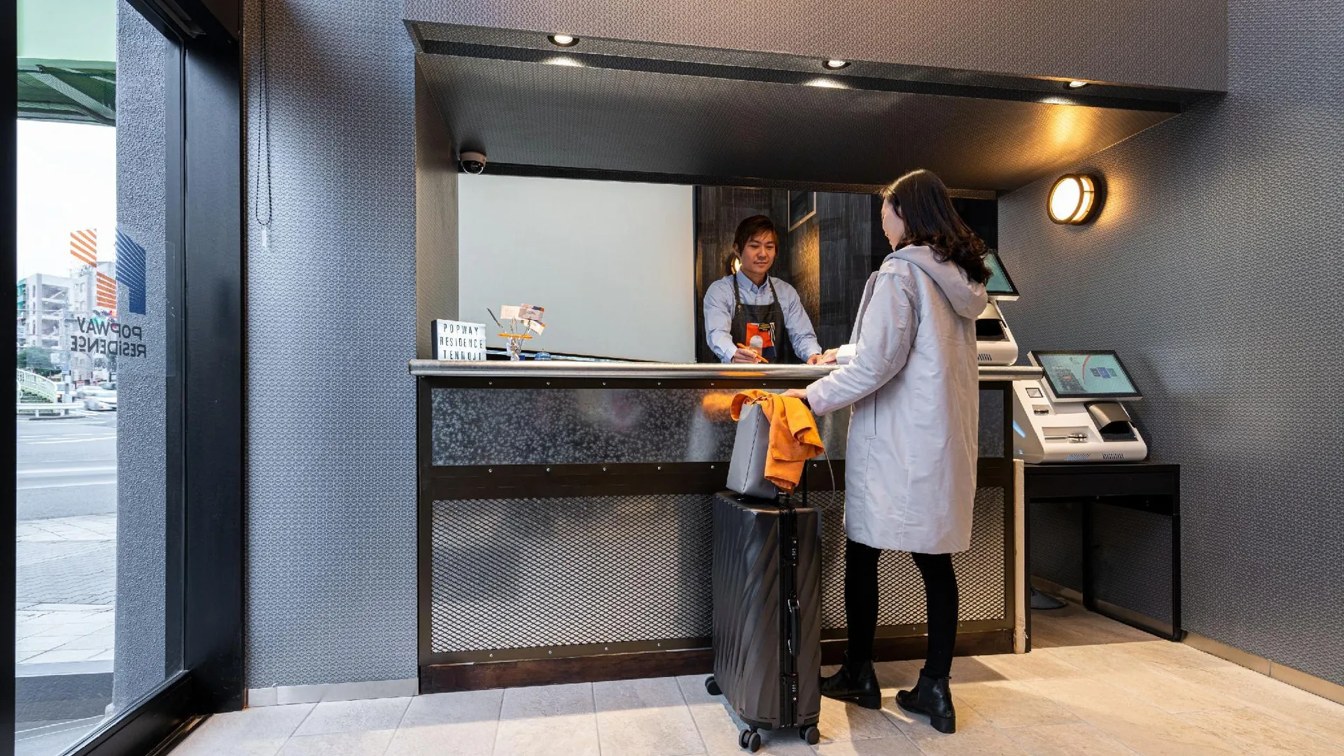 오사카 팝웨이 레지던스 텐노지 4성급 호텔 전망