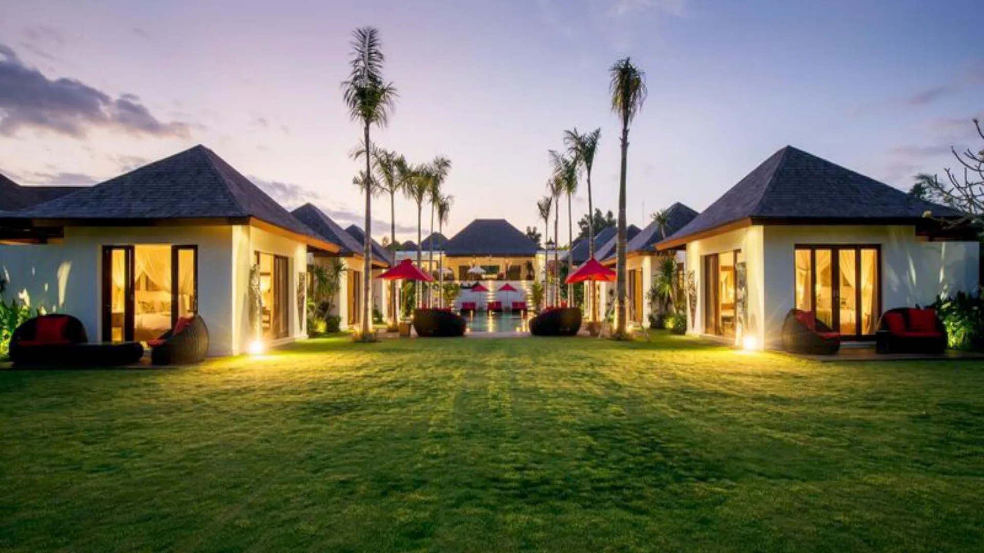 발리 나티 빌라 3성급 호텔 레스토랑