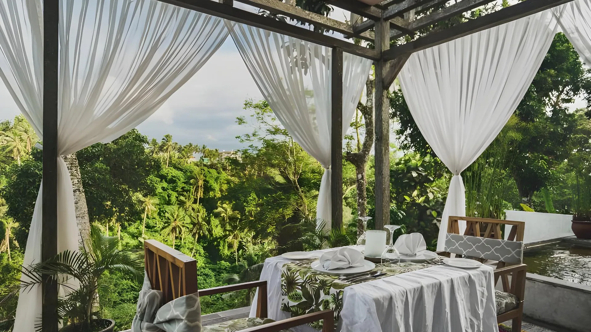 발리 아모라 우붓 부티크 빌라 5성급 호텔 전망