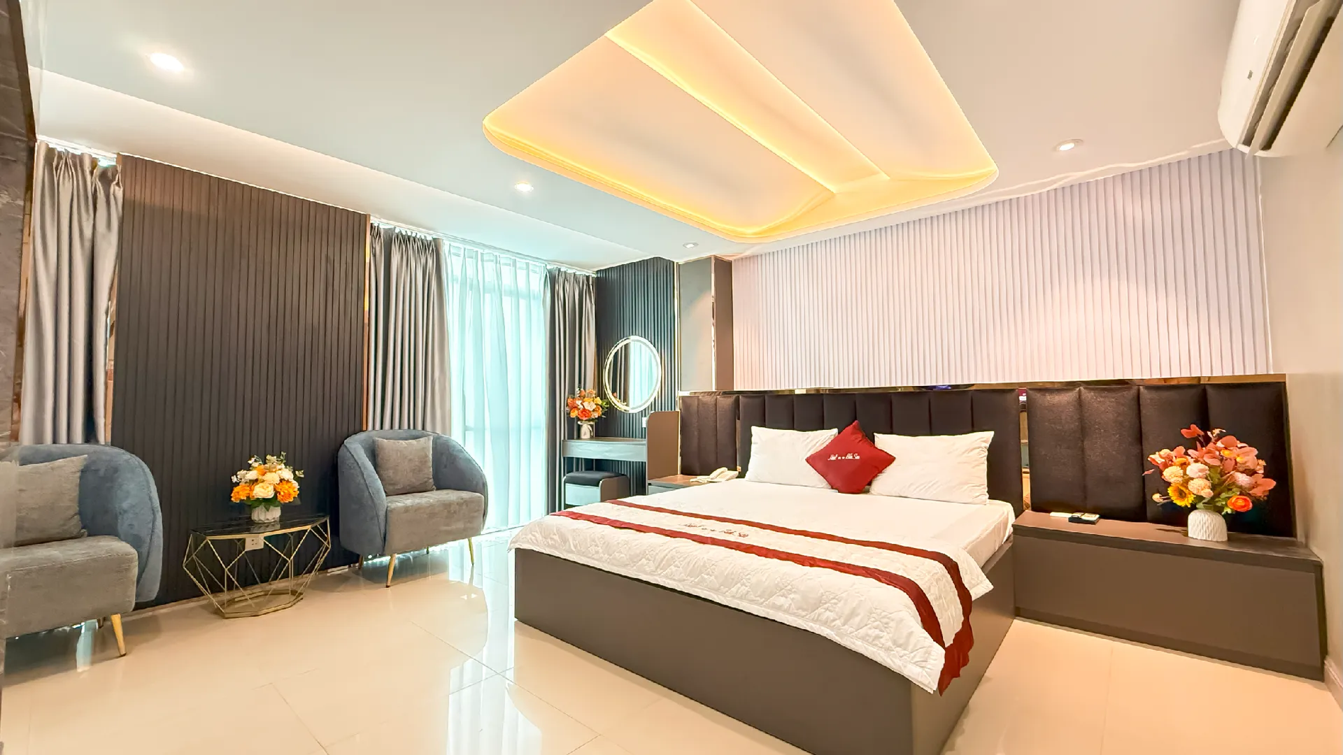 호치민 비엔사오 호텔 즁꽝함 3성급 호텔 객실