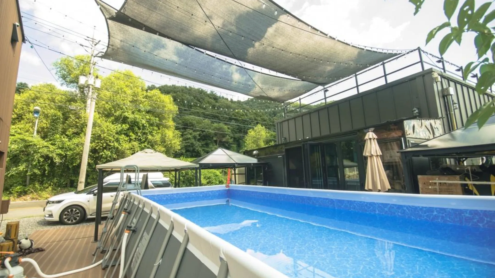 가평 가평 계곡에풍덩펜션캠핑장 2성급 게스트하우스 레스토랑