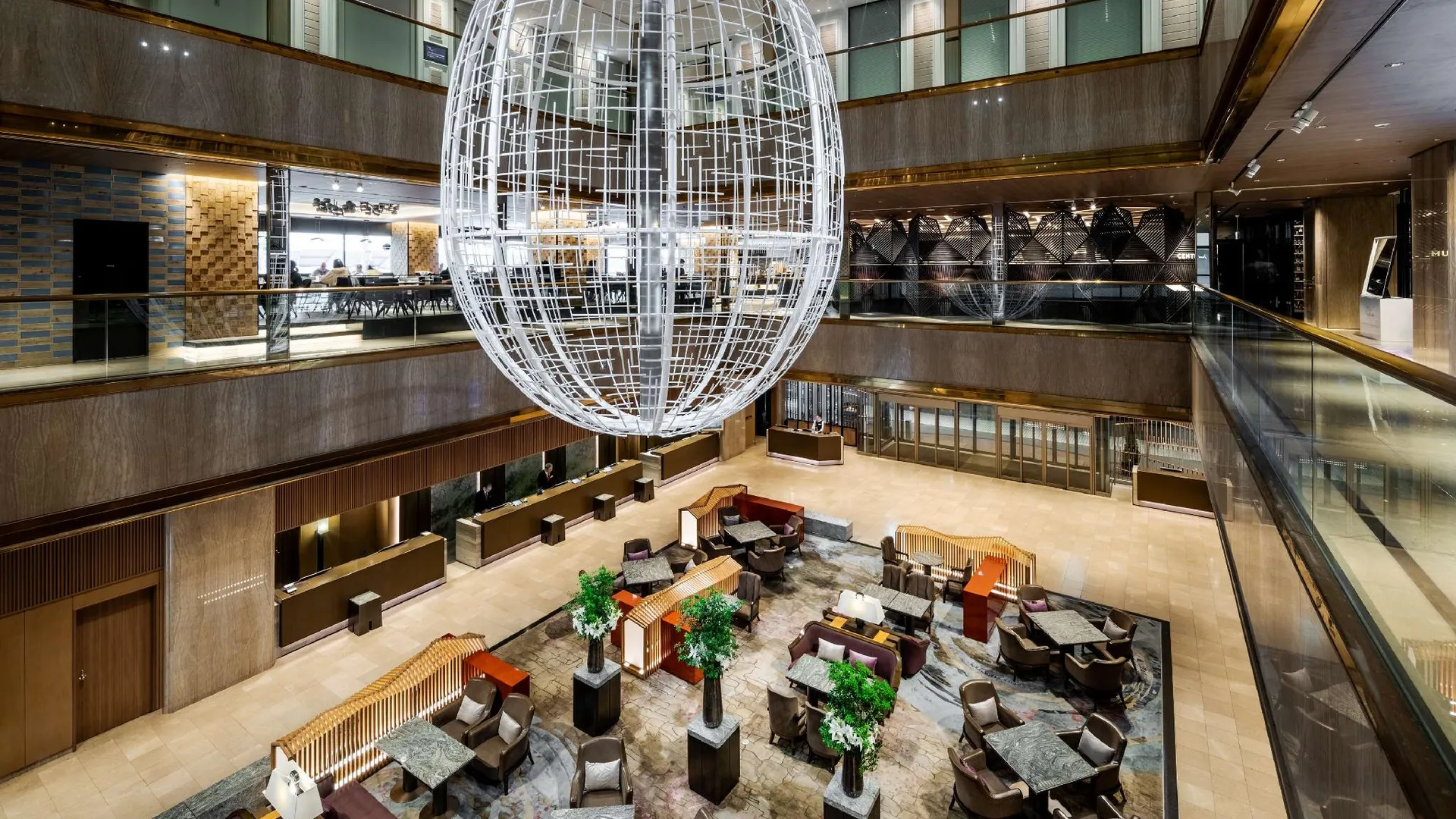 오사카 힐튼 오사카 5성급 호텔 로비