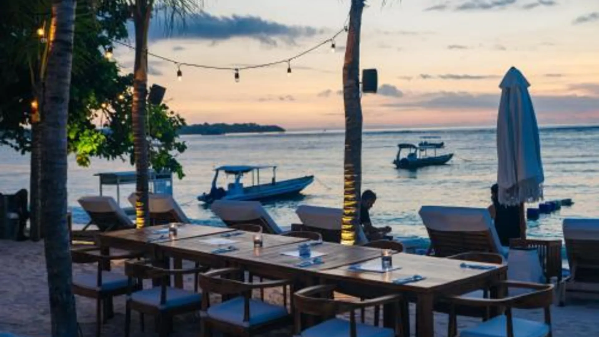 발리 Ohana's Beachfront Resort & Beach Club 4성급 호텔 전망