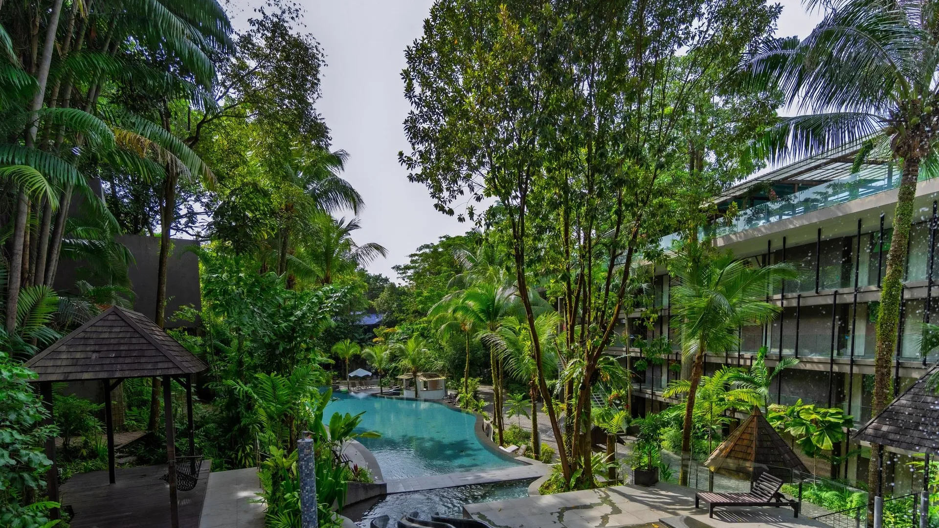 싱가포르 실로소 비치 리조트 센토사 4성급 호텔 수영장