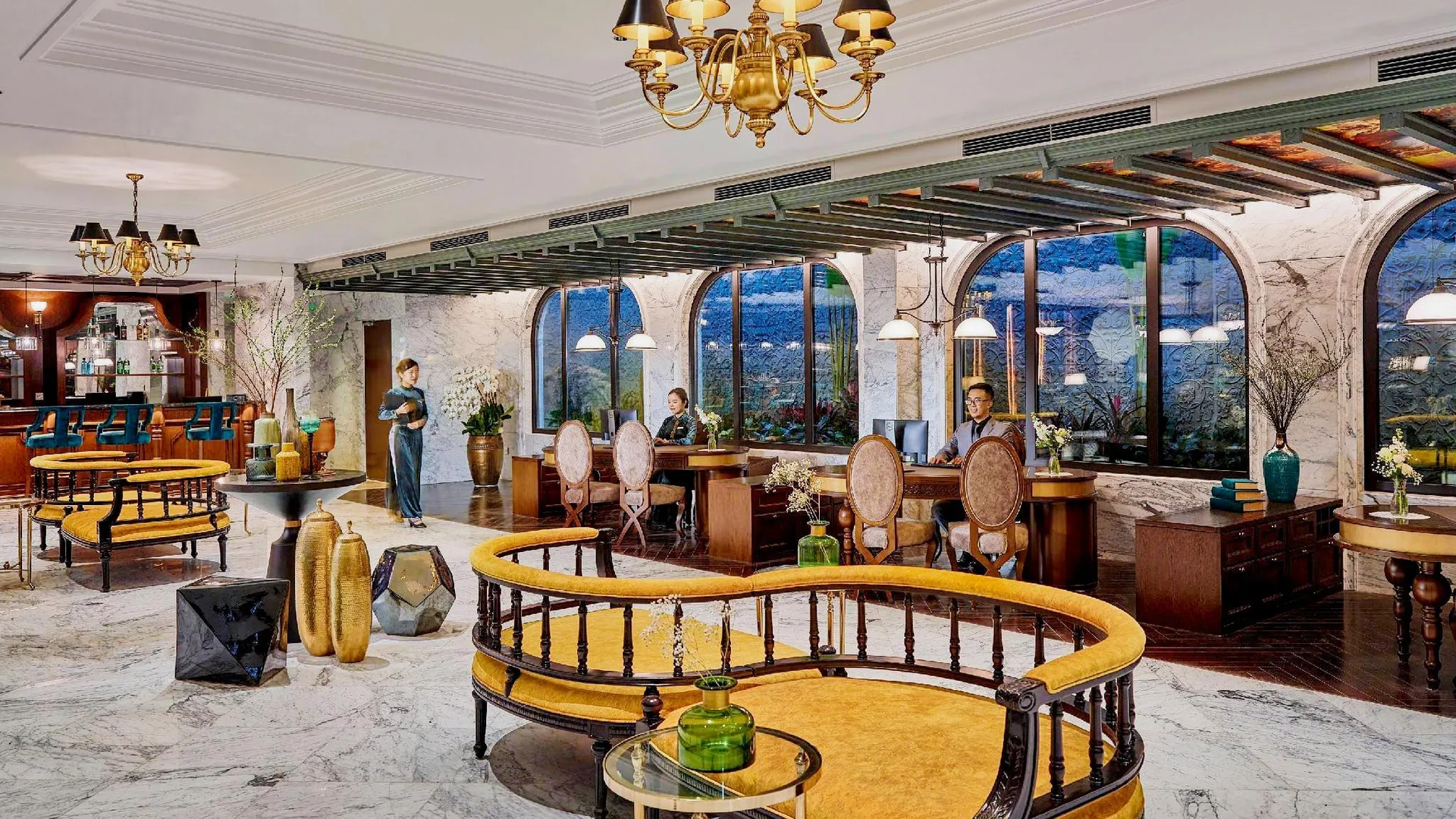 하노이 페리도트 그랜드 럭셔리 부티크 호텔 5성급 호텔 레스토랑