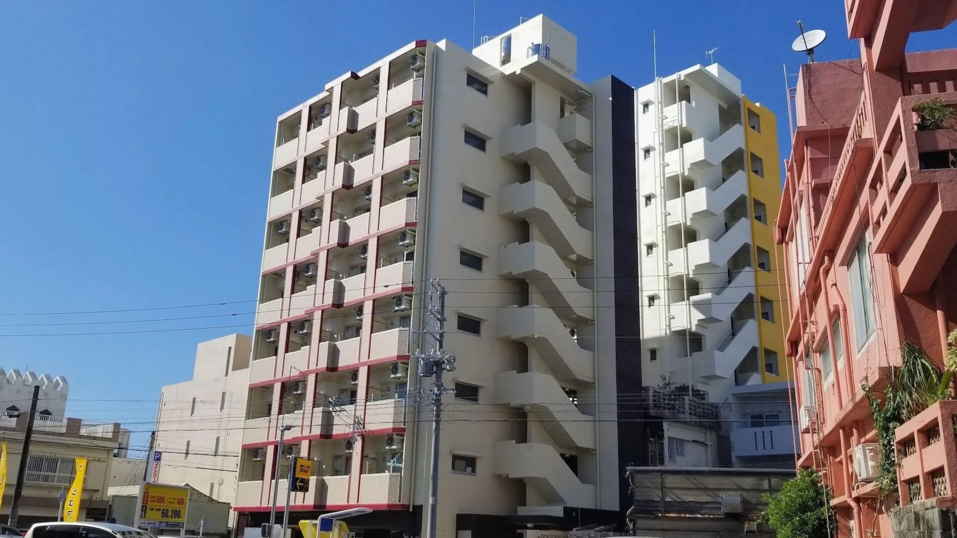 오키나와 본섬 T-스타일 2성급 호텔 수영장