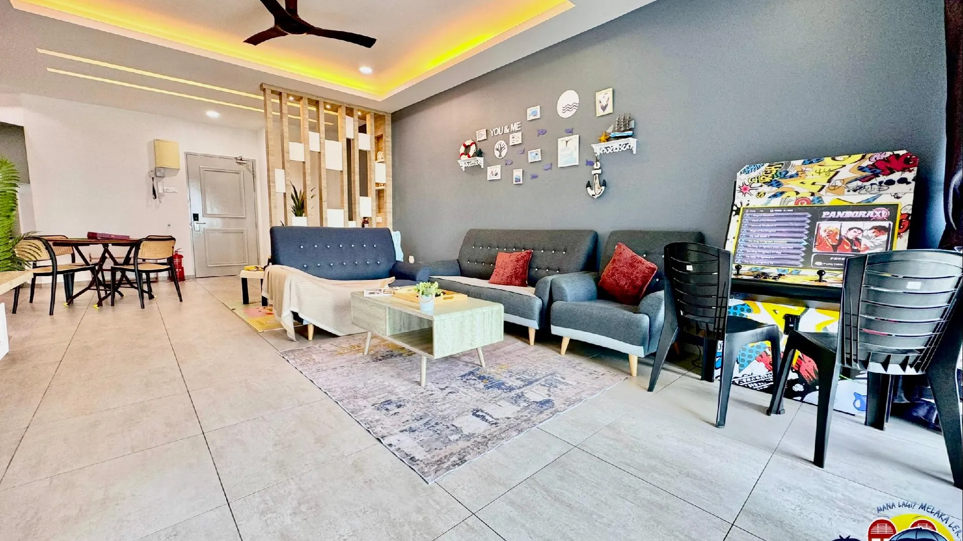 말라카 존커의 아파트먼트 (1265m², 침실 3개, 프라이빗 욕실 2개) 2성급 싱글룸 전망