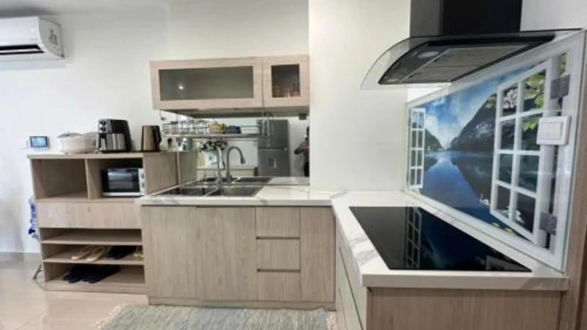 호치민 Shi House -Cozy 2BR, S1001 Beautiful Vinhomes Q9 4성급 싱글룸 전망