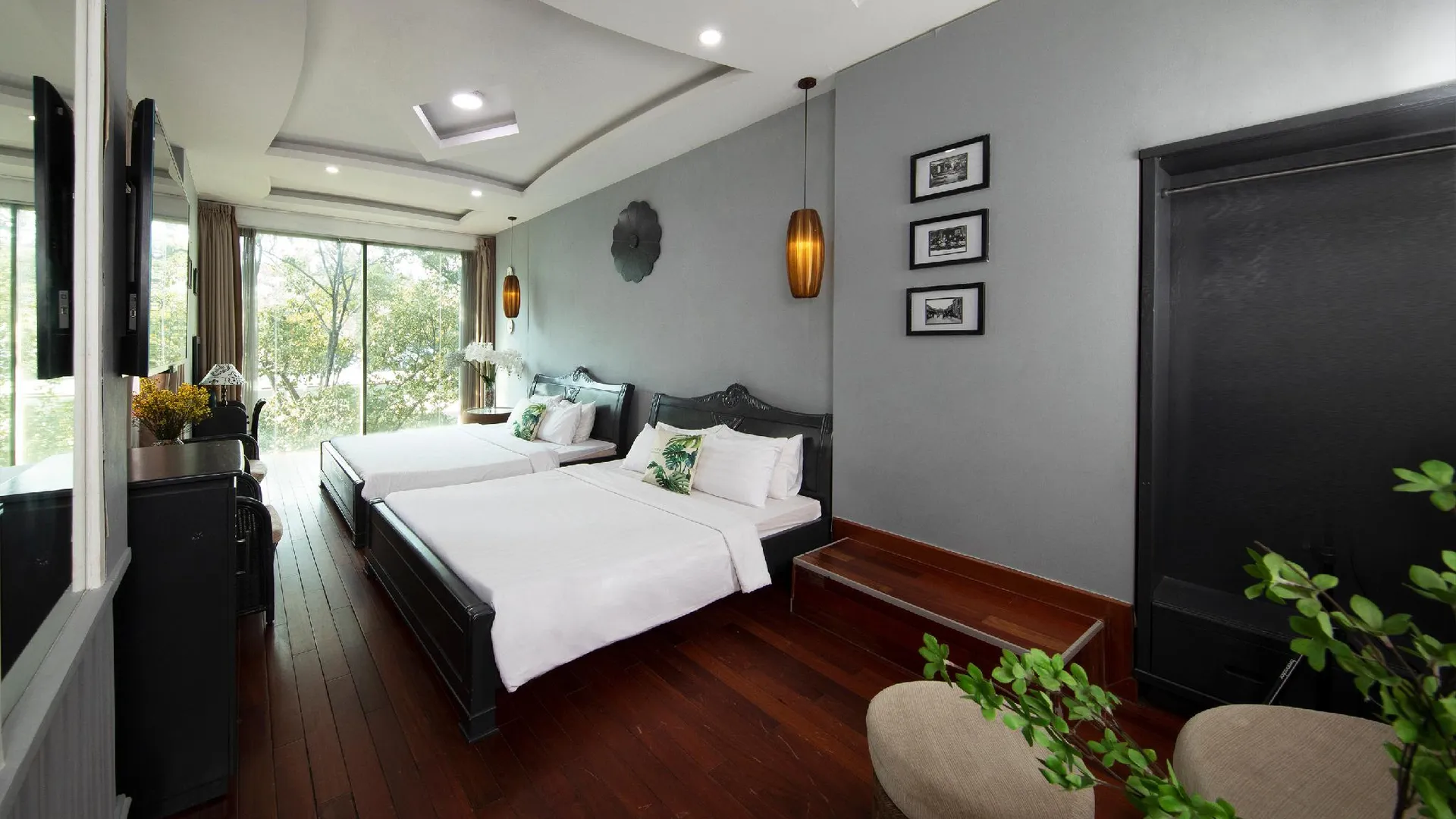 호치민 빈티지 사이공 호텔 앤 스파 3성급 호텔 객실