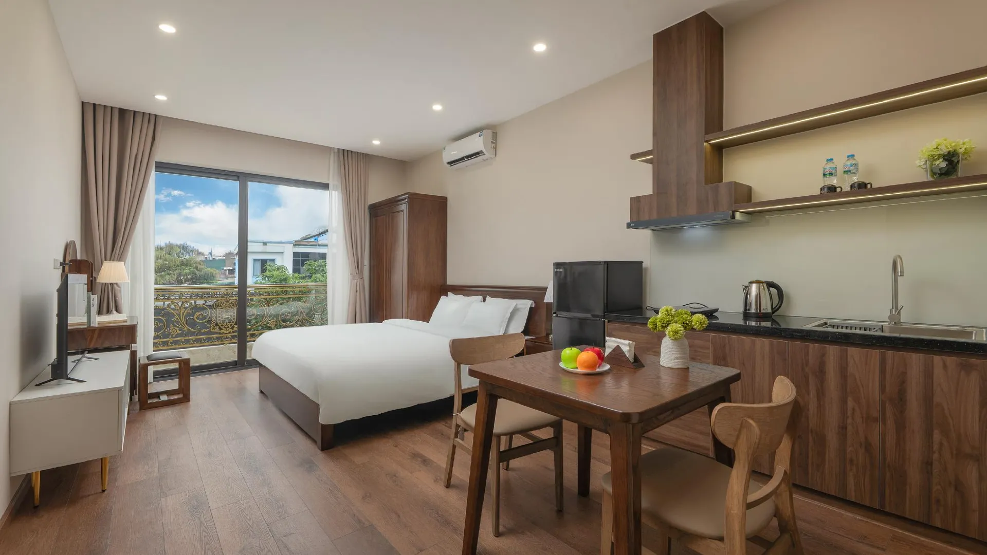 하노이 후지 호텔 앤 아파트먼트 호안끼엠 4성급 호텔 객실