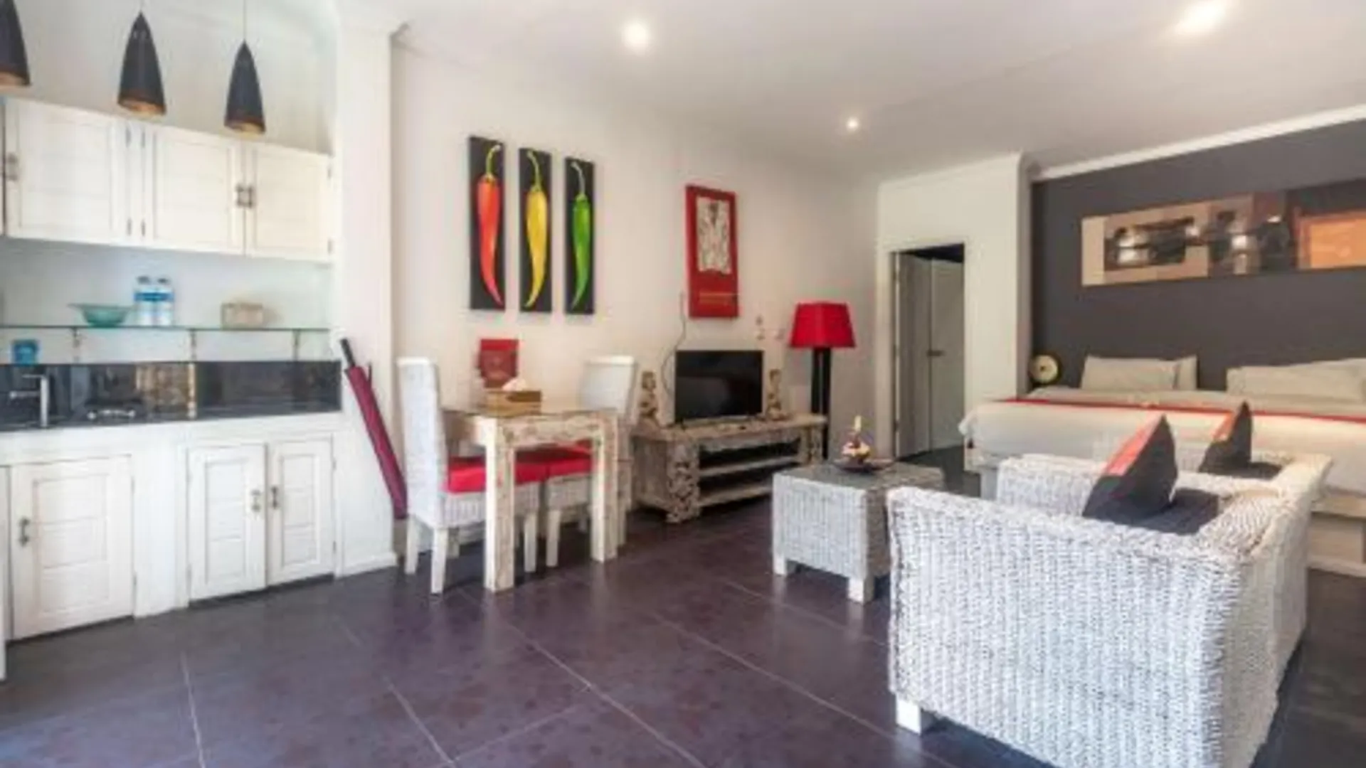 발리 알리샤 빌라 4성급 호텔 레스토랑