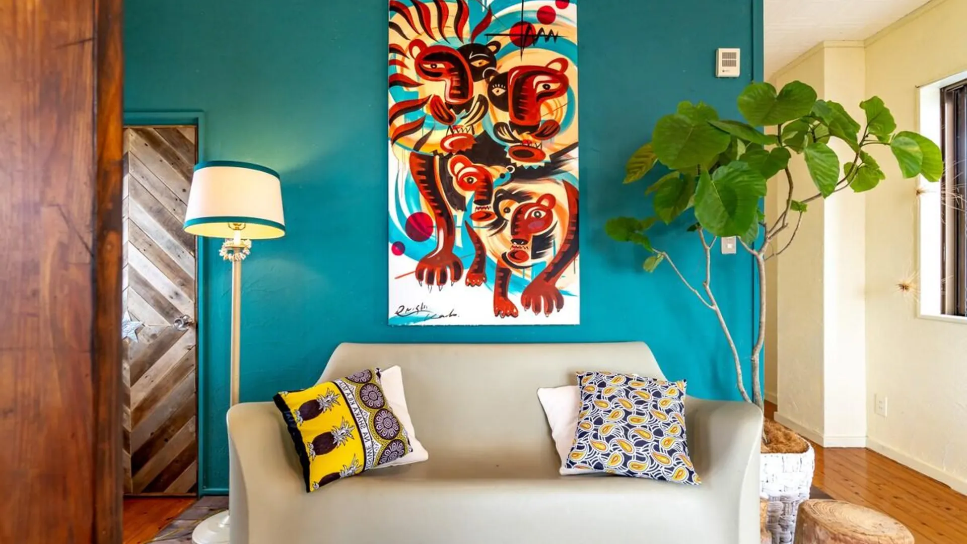 오키나와 본섬 모토부의 프라이빗 하우스 (m², 침실 2개, 프라이빗 욕실 1개) 4성급 게스트하우스 객실