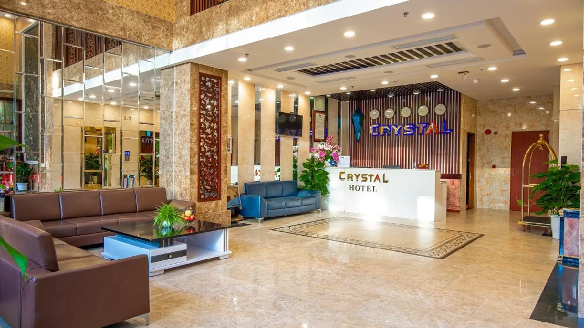 다낭 크리스탈 호텔 4성급 호텔 로비
