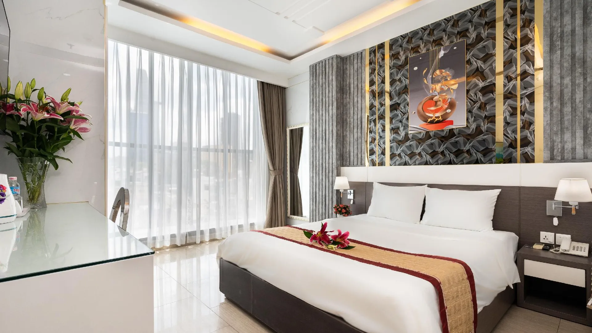 호치민 EEA 사이공 호텔 2성급 호텔 스위트룸