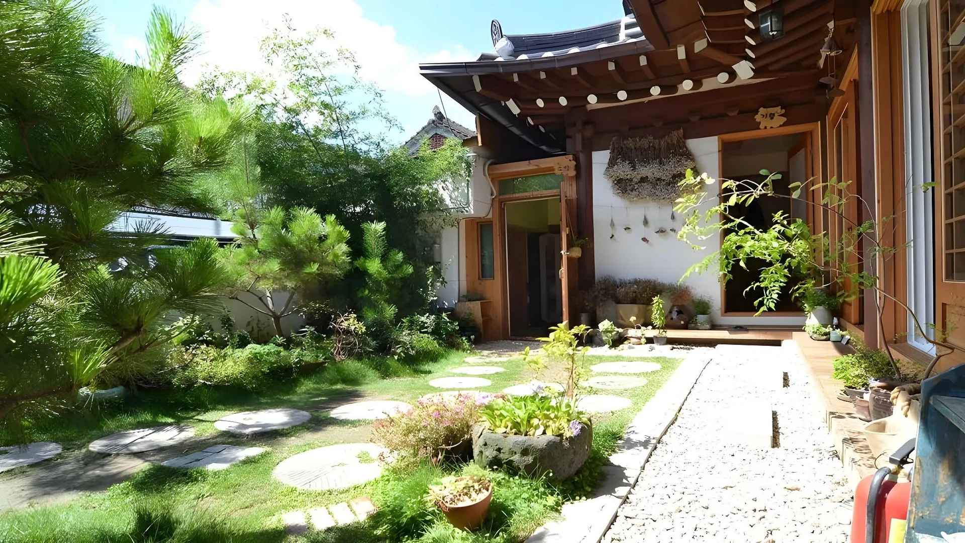 전주 전주 푸른요람 한옥 펜션 2성급 게스트하우스 외관