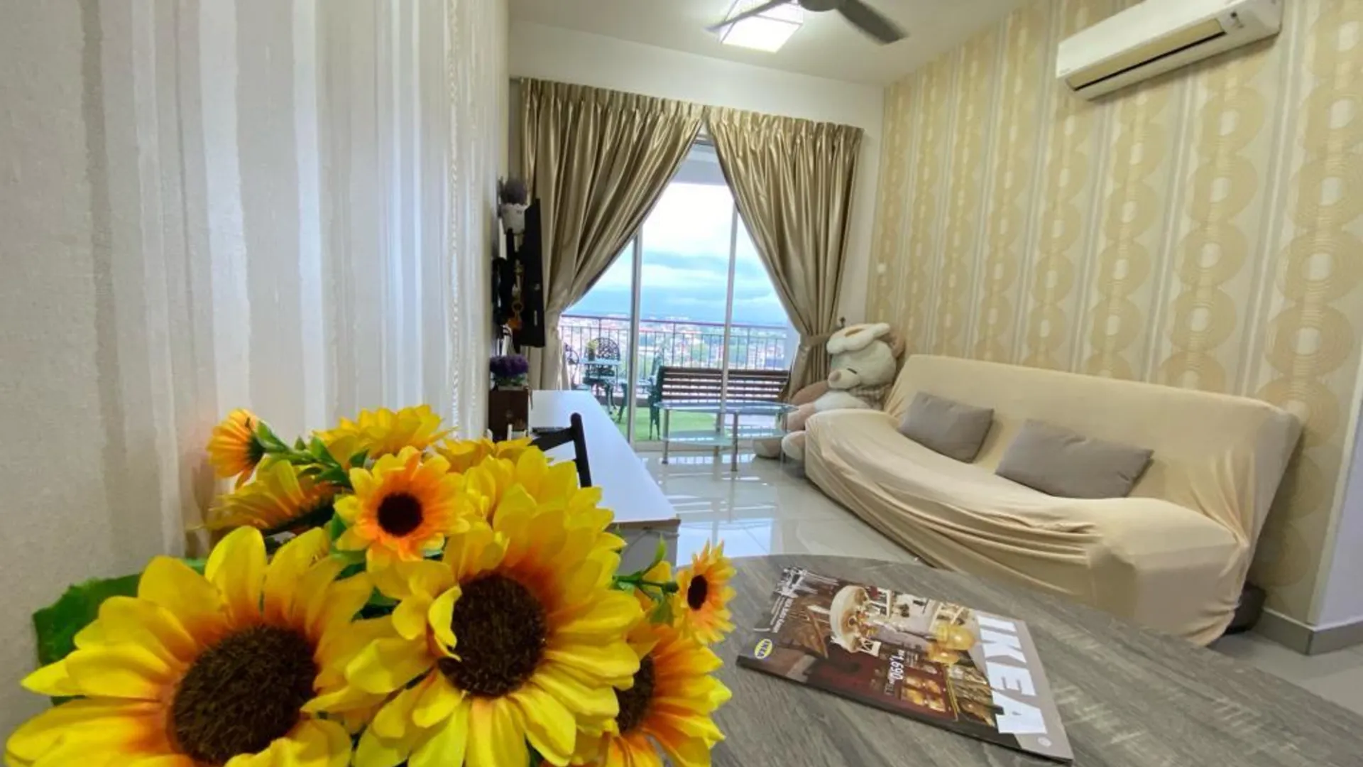 이포 캄풍 쿠차이의 아파트먼트 (880m², 침실 2개, 프라이빗 욕실 2개) 3성급 싱글룸 객실