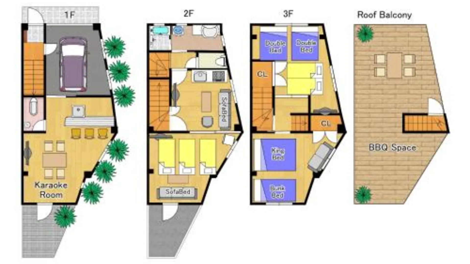 오사카 ホテル北港通 3성급 싱글룸 외관