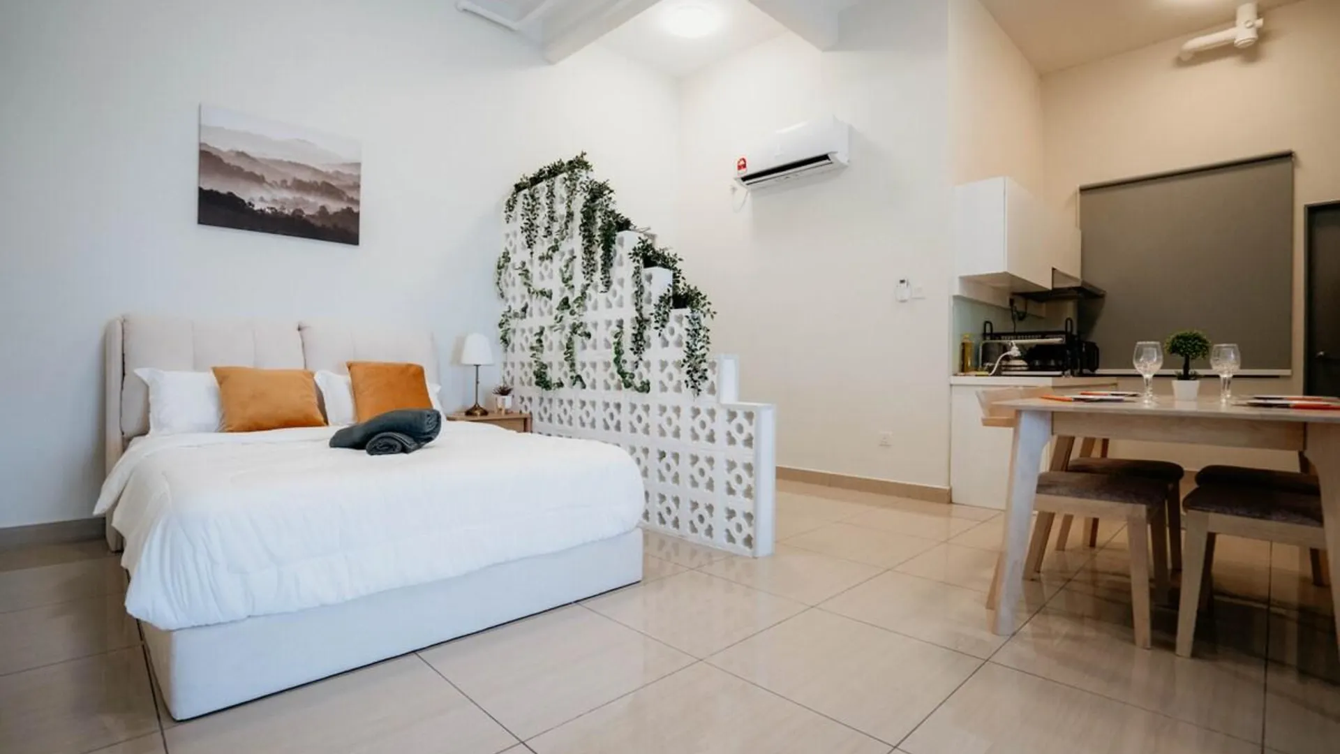 조호바루 / 조호르바루 테브라우의 프라이빗 하우스 (70m², 침실 1개, 프라이빗 욕실 1개) 3성급 싱글룸 레스토랑