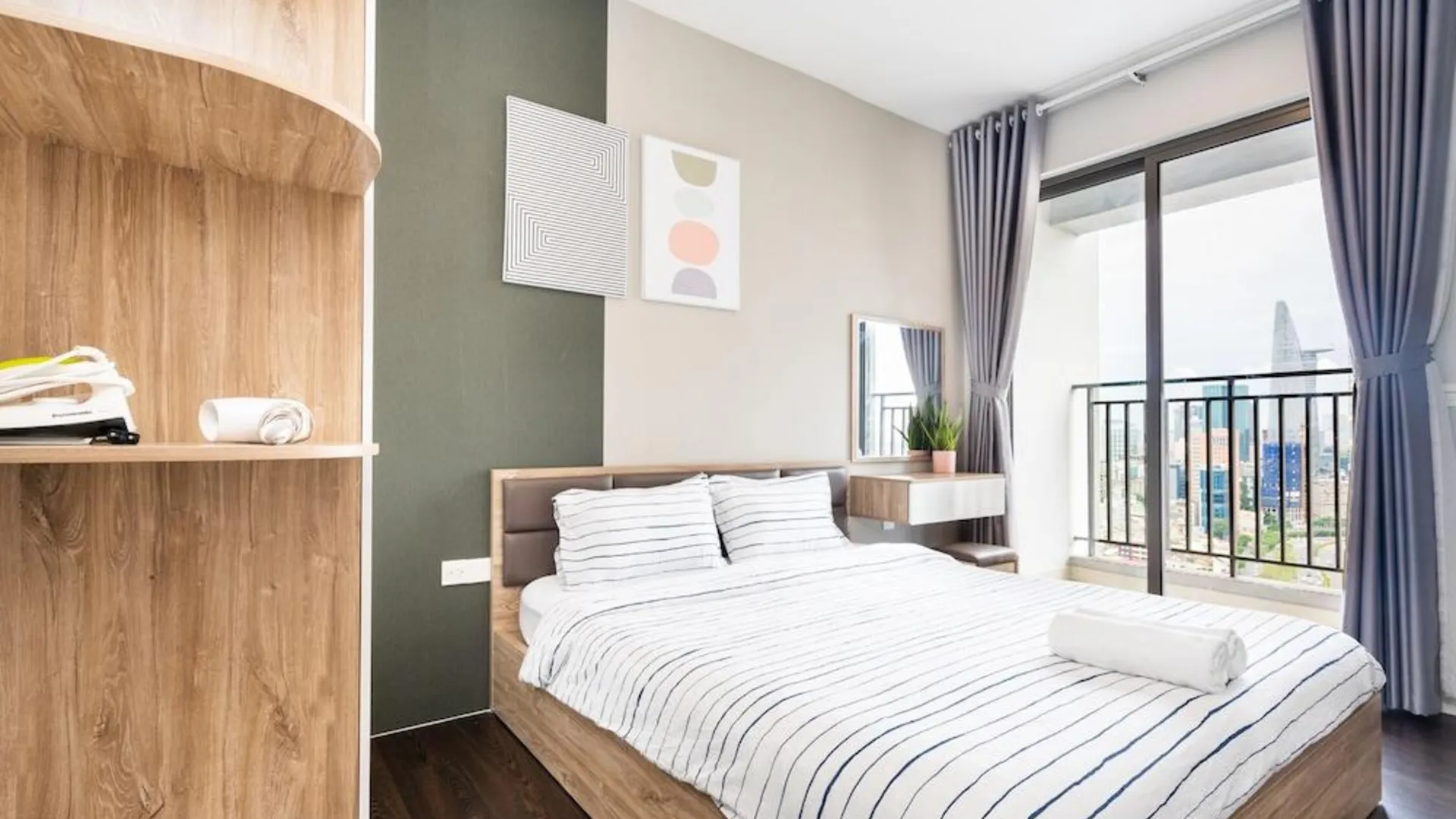 호치민 사이공 9 - 리버게이트 레지던스 인피니티 풀 3성급 게스트하우스 스위트룸