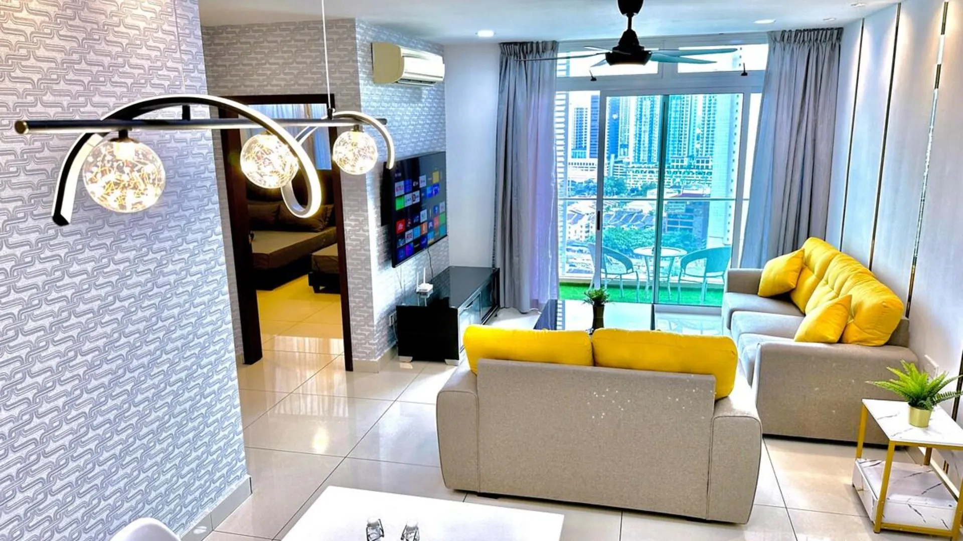 조호바루 / 조호르바루 조호바루의 아파트먼트 (1055m², 침실 2개, 프라이빗 욕실 2개) 4성급 싱글룸 객실