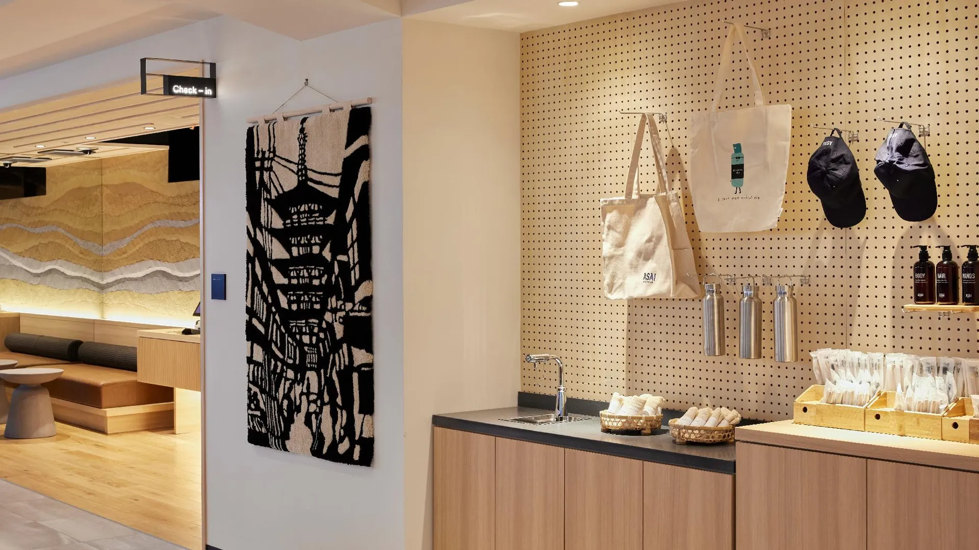 교토 ASAI 교토 시조 4성급 호텔 로비