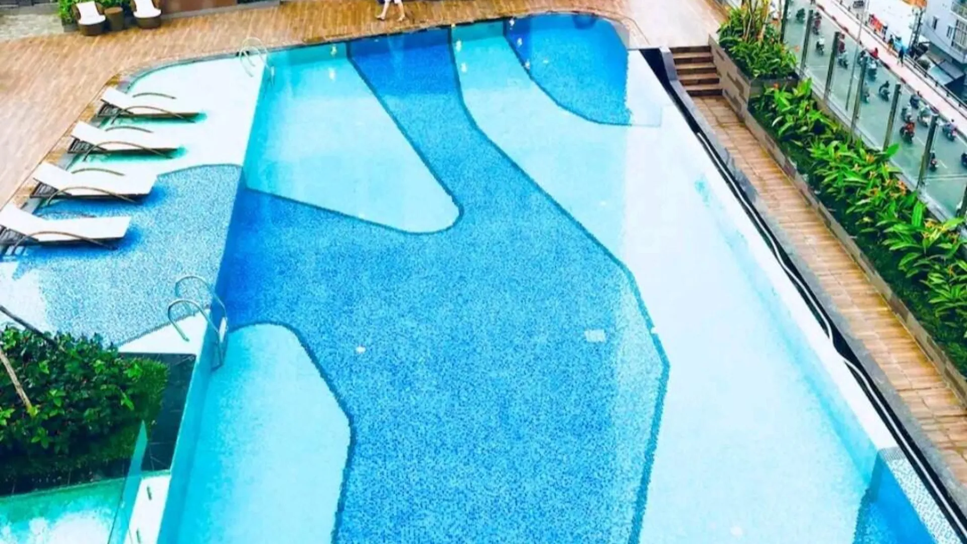 호치민 4군의 아파트먼트 (30m², 침실 1개, 프라이빗 욕실 1개) 3성급 싱글룸 전망