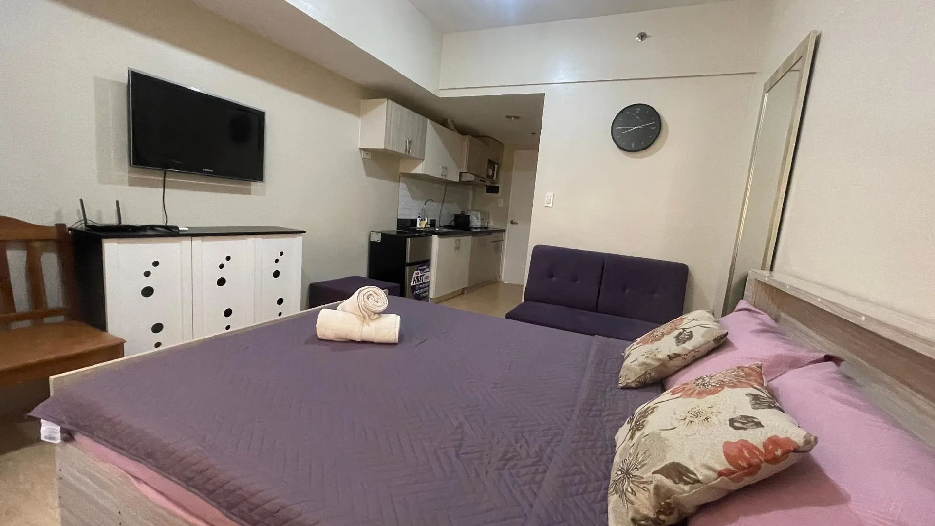 세부 라푸라푸 시티의 스튜디오 아파트먼트 (22m², 프라이빗 욕실 1개) 2성급 싱글룸 스위트룸